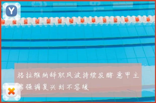 格拉维纳辞职风波持续发酵 意甲主席强调复兴刻不容缓